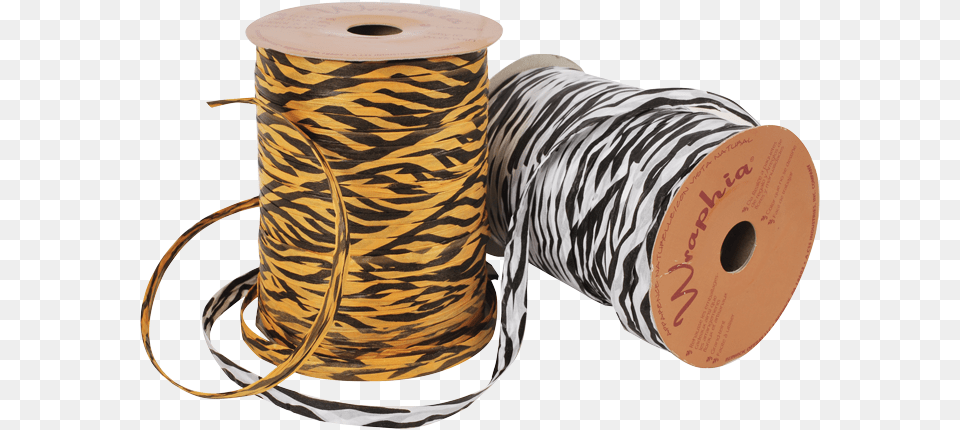 Eco Paper Wraphia Ribbon 100 Yards Tiger Wraphia Ribbon, Wire Free Transparent Png