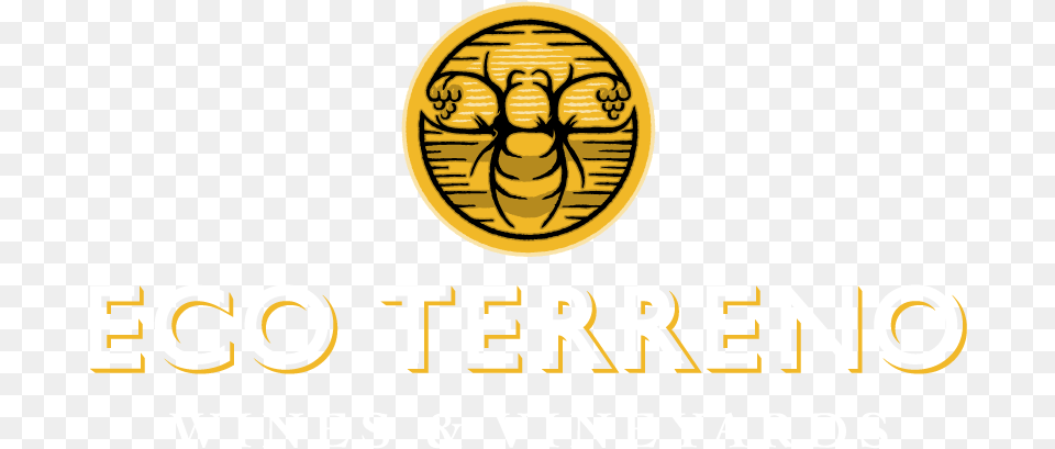 Eco Terreno Wines, Logo, Gold Png Image