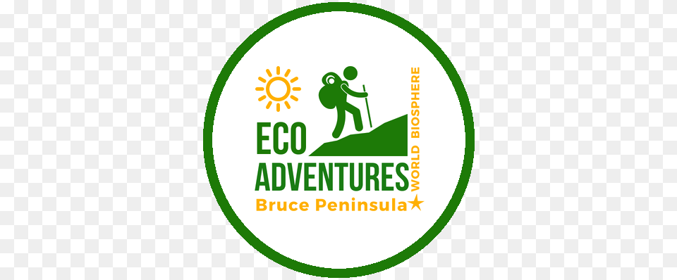 Ecoadventures Logo Round Border Recreational Vehicle, Cleaning, Person, Photography, Walking Free Png Download