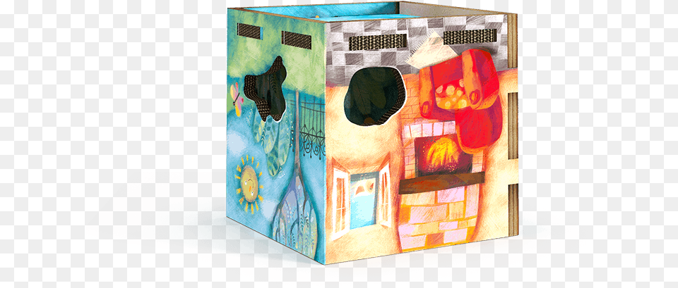 Ecodesign Lampshade Lampotai 24 Fairy Tale Playset, Box, Cardboard Png