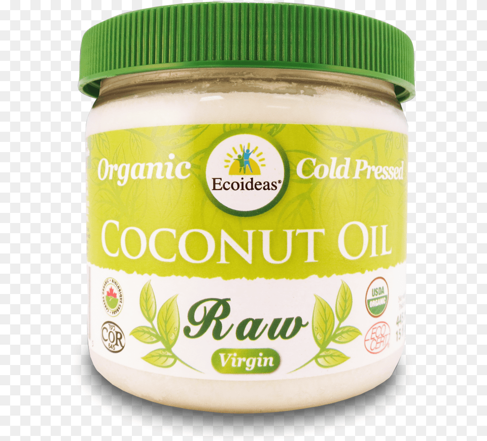 Ecoideas Raw Organic Coconut Oil Spread, Food, Mayonnaise, Can, Tin Free Transparent Png