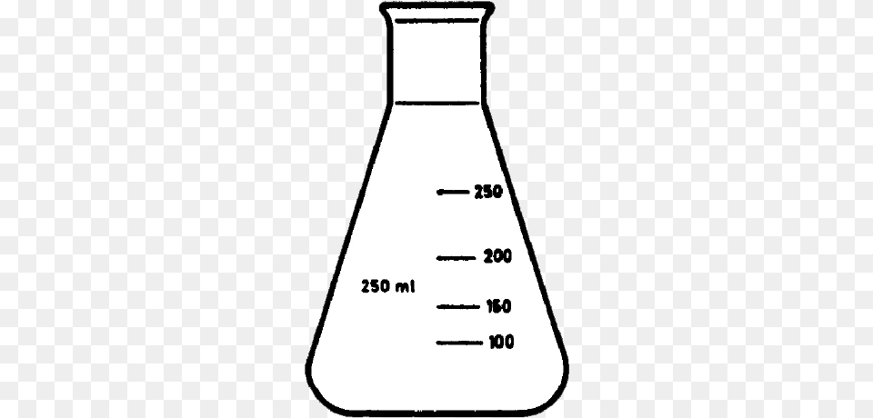 Ecolab Erlenmeyer Flask Narrow Neck 200 Ml 10 Pcspack Darkness, Cup, Cone, Jar Free Png