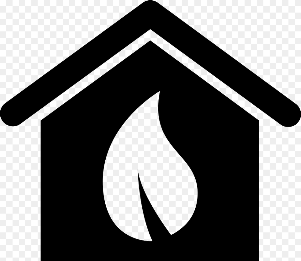 Ecologic House Building With Leaf Symbol Leaf Building Icon, People, Person, Stencil, Graduation Free Png Download