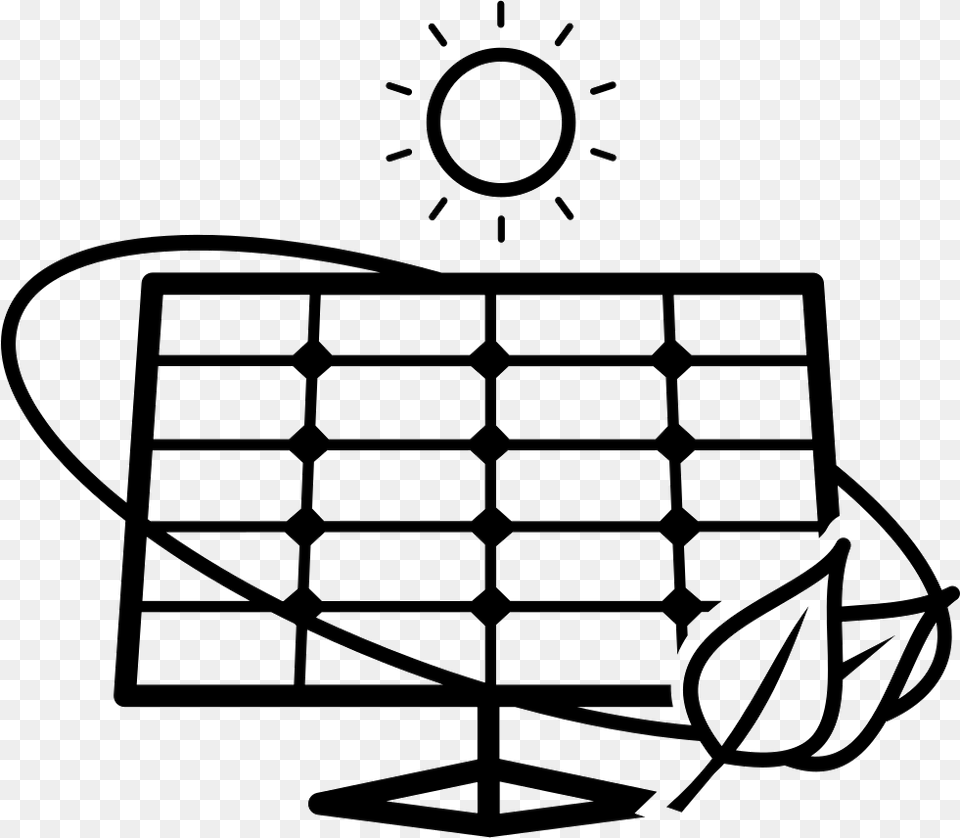 Ecological Solar Panel Tool Icon Download, Stencil, Furniture, Text Png