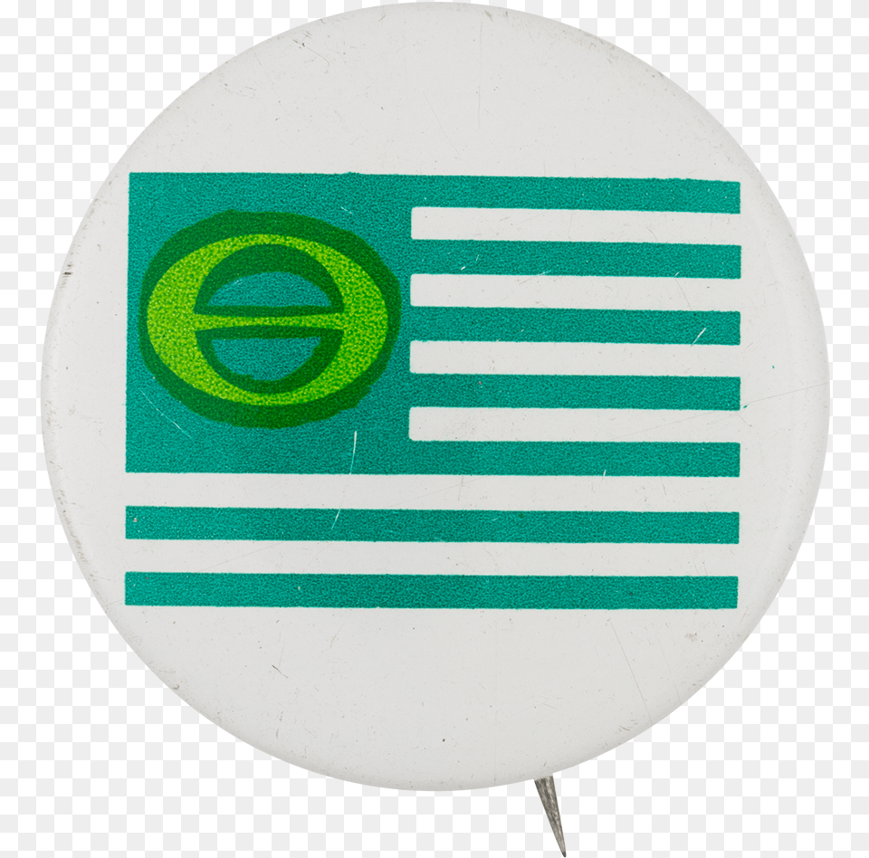 Ecology American Flag Cause Button Museum Circle, Badge, Logo, Symbol Png