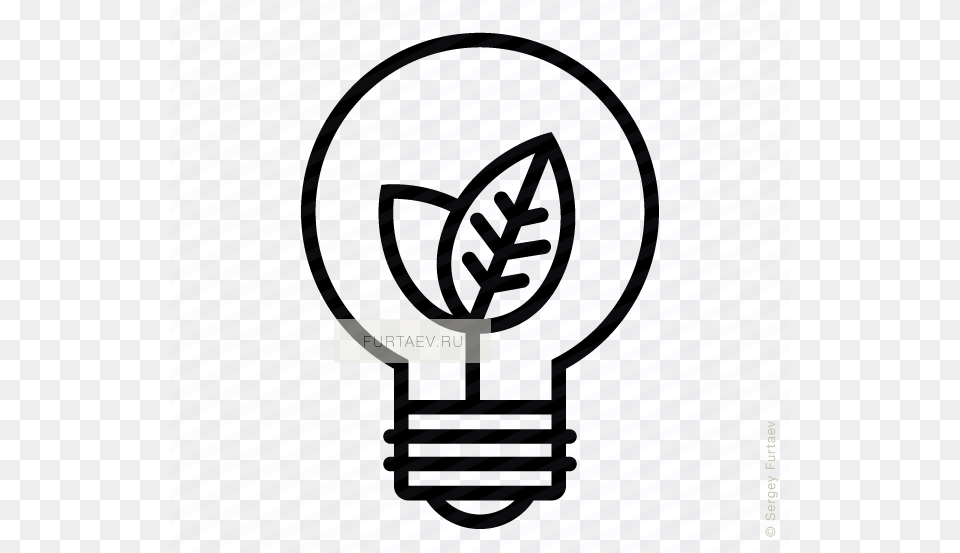 Ecology Energy Icon Incandescent Light Bulb, Spiral, Coil Free Transparent Png