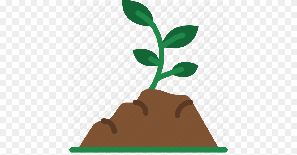 Ecology Enviorment Fertile Nature Soil Icon, Leaf, Plant, Potted Plant, Sprout Free Png Download