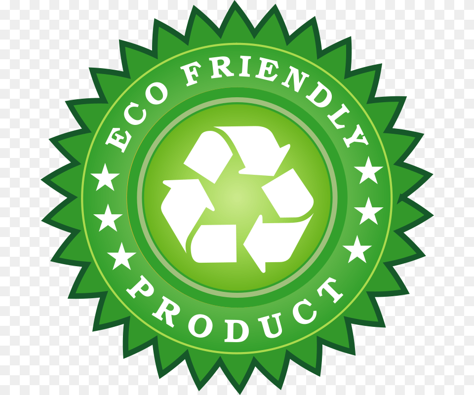 Ecology Friendly Product Sticker Eco Friendly Product Label, Green, Recycling Symbol, Symbol, Dynamite Png