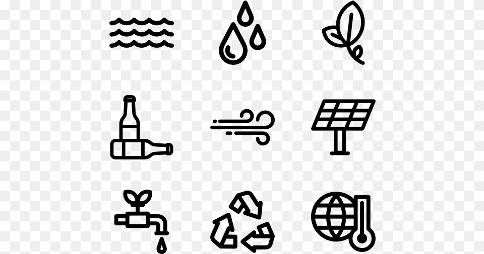Ecology Icons Surf Icons, Gray Free Transparent Png