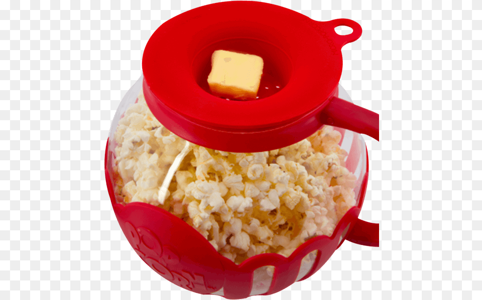 Ecolution Micro Pop Glass Popcorn Popper Popcorn Popper With Butter Melter, Food, Snack Free Transparent Png