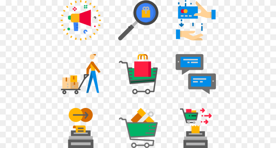 Ecommerce, Person, Shopping Cart Free Png Download