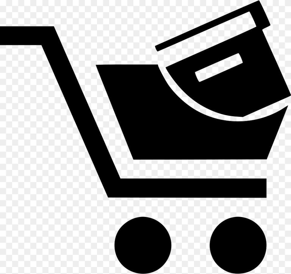 Ecommerce Buy Shop Shopping Cart Package E Commerce Icon, Stencil, Shopping Cart Free Png