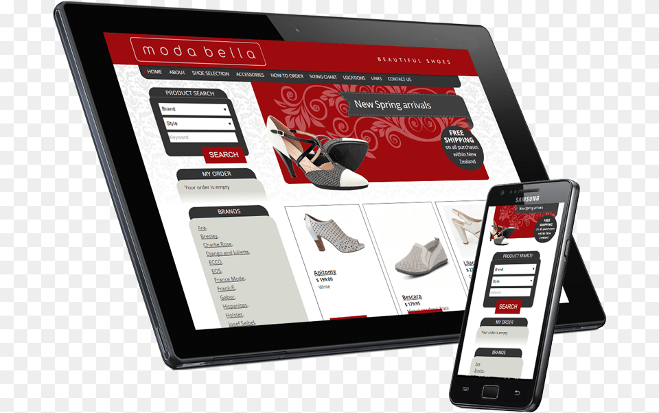 Ecommerce Website Design And Development Christchurch Tablet Computer, Electronics, Mobile Phone, Phone, Clothing Png Image
