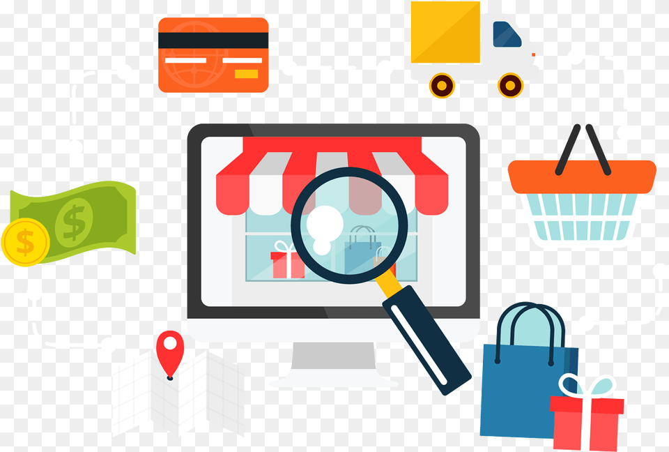 Ecommerce Website Development E Commerce Vector, Machine, Wheel, Dynamite, Weapon Free Png