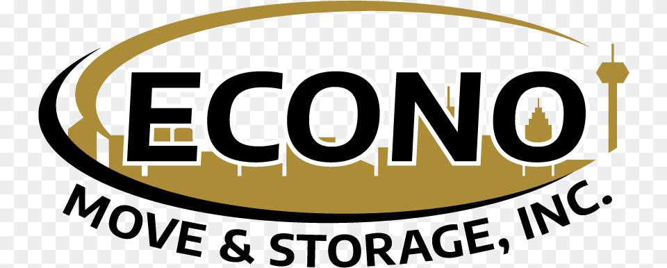 Econo Move And Storage Inc Econo Moving And Storage, Logo, Oval Free Transparent Png
