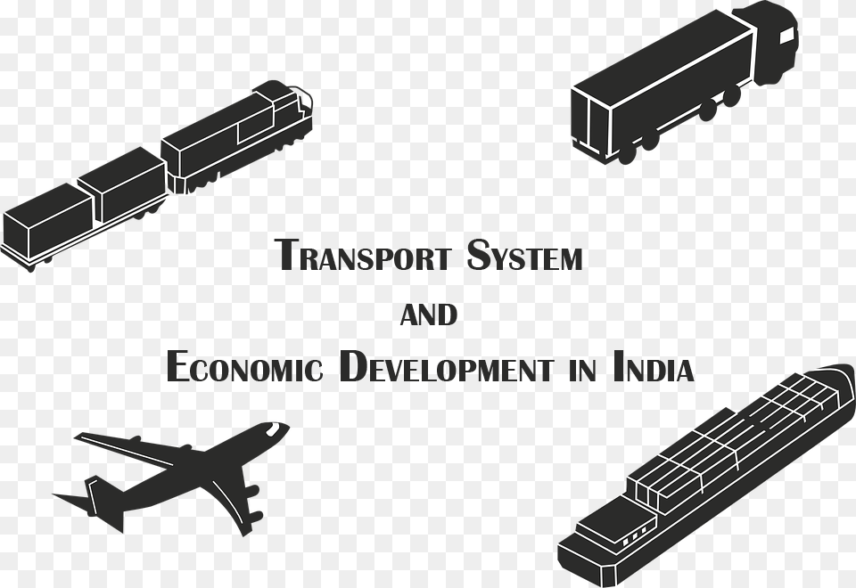 Economic Development In India Transport And Its Development In India, Electronics, Hardware, Computer Hardware, Aircraft Free Png