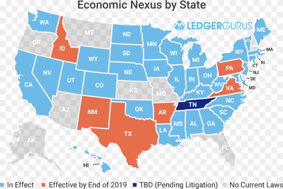 Economic Nexus By State Red Vs Blue States 2016 Election, Chart, Plot, Map, Atlas Free Png