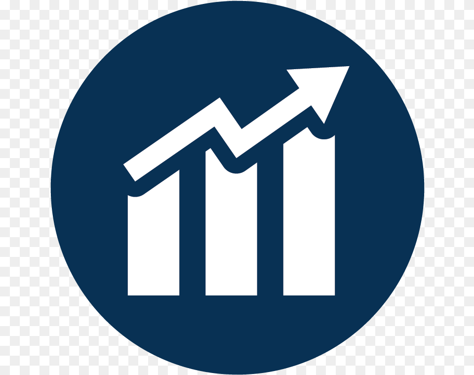 Economics Performance Management Icon Blue, Logo, Cross, Symbol Png Image