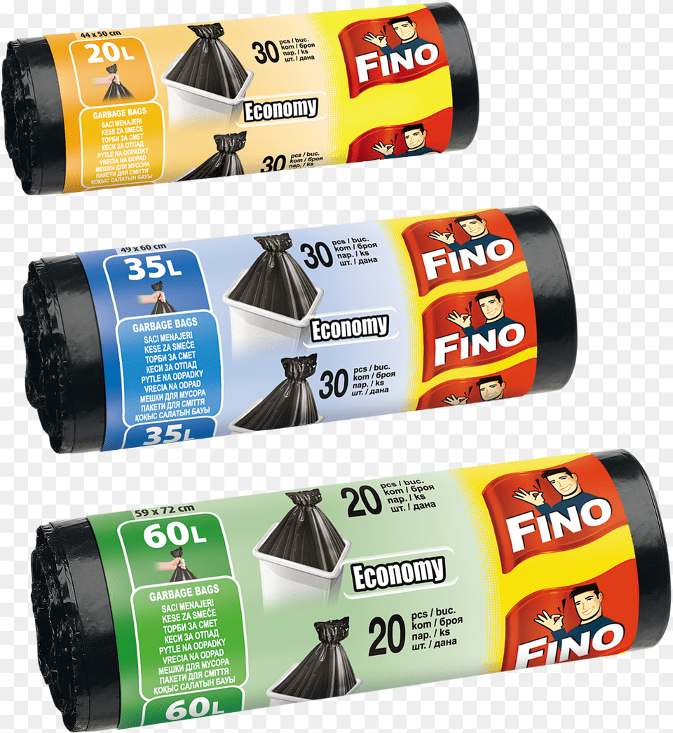 Economy Gb Range Fino Garbage Bags, Tin, Can, Person Png