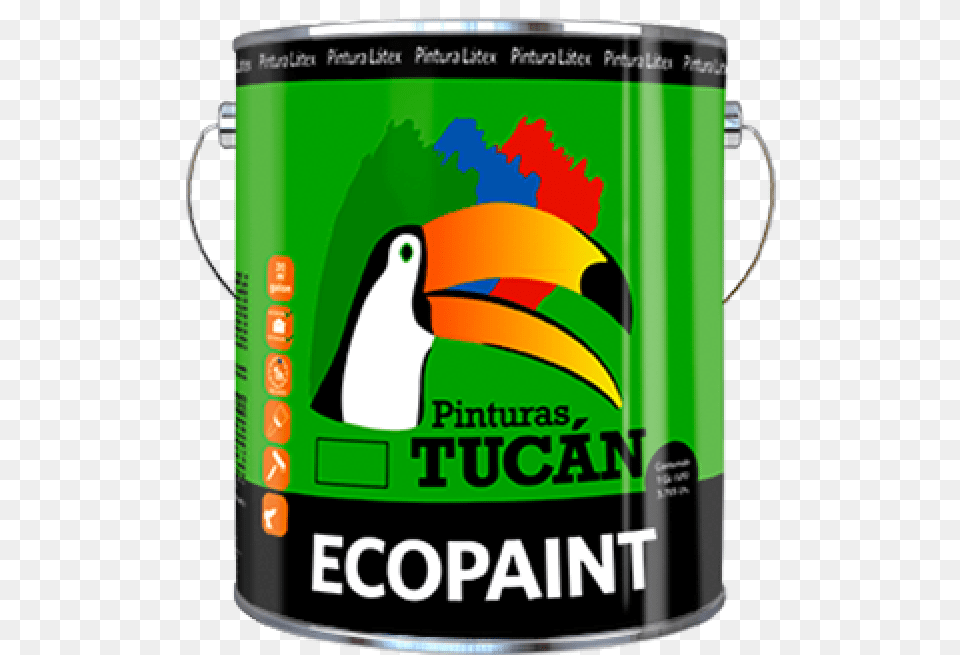 Ecopaint Toucan, Paint Container, Can, Tin, Animal Free Png