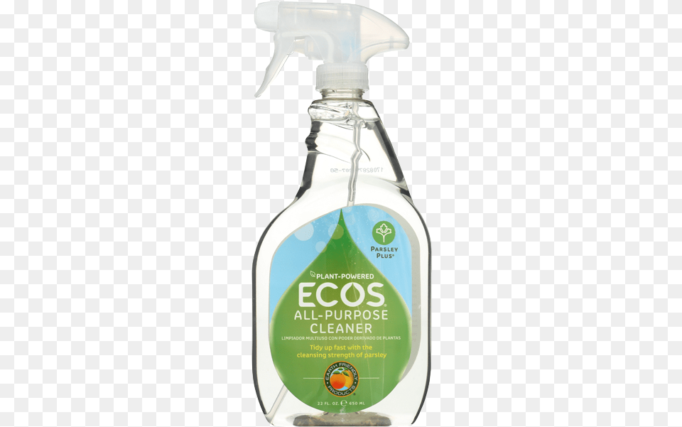 Ecos All Purpose Cleaner Parsley Plus 22 Fl Oz, Bottle, Tin Free Transparent Png