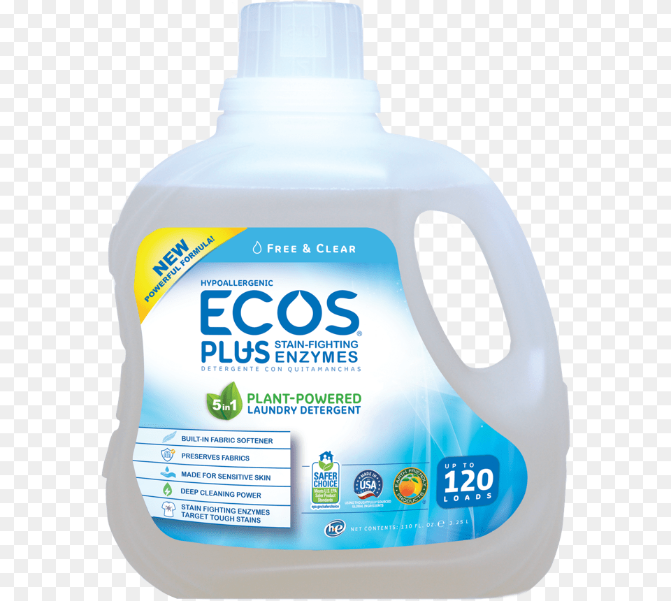 Ecos Laundry Detergent, Bottle Png Image