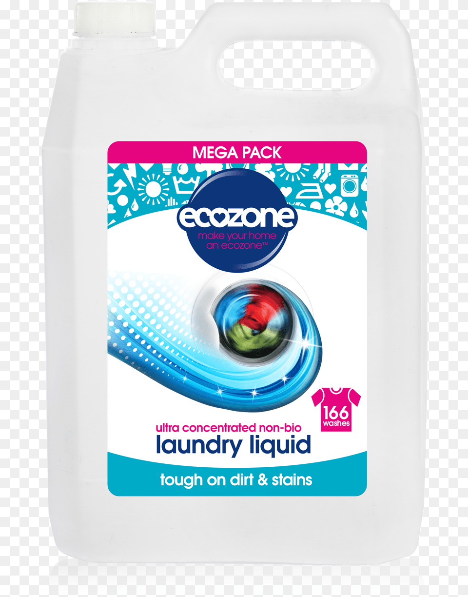 Ecozone Laundry Non Bio Detergent 5l Ecozone Concentrated Laundry Liquid, Bottle Png Image