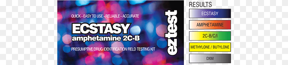 Ecstasy Test Kits Ecstasy Eztest, Purple, Text, Advertisement Png Image