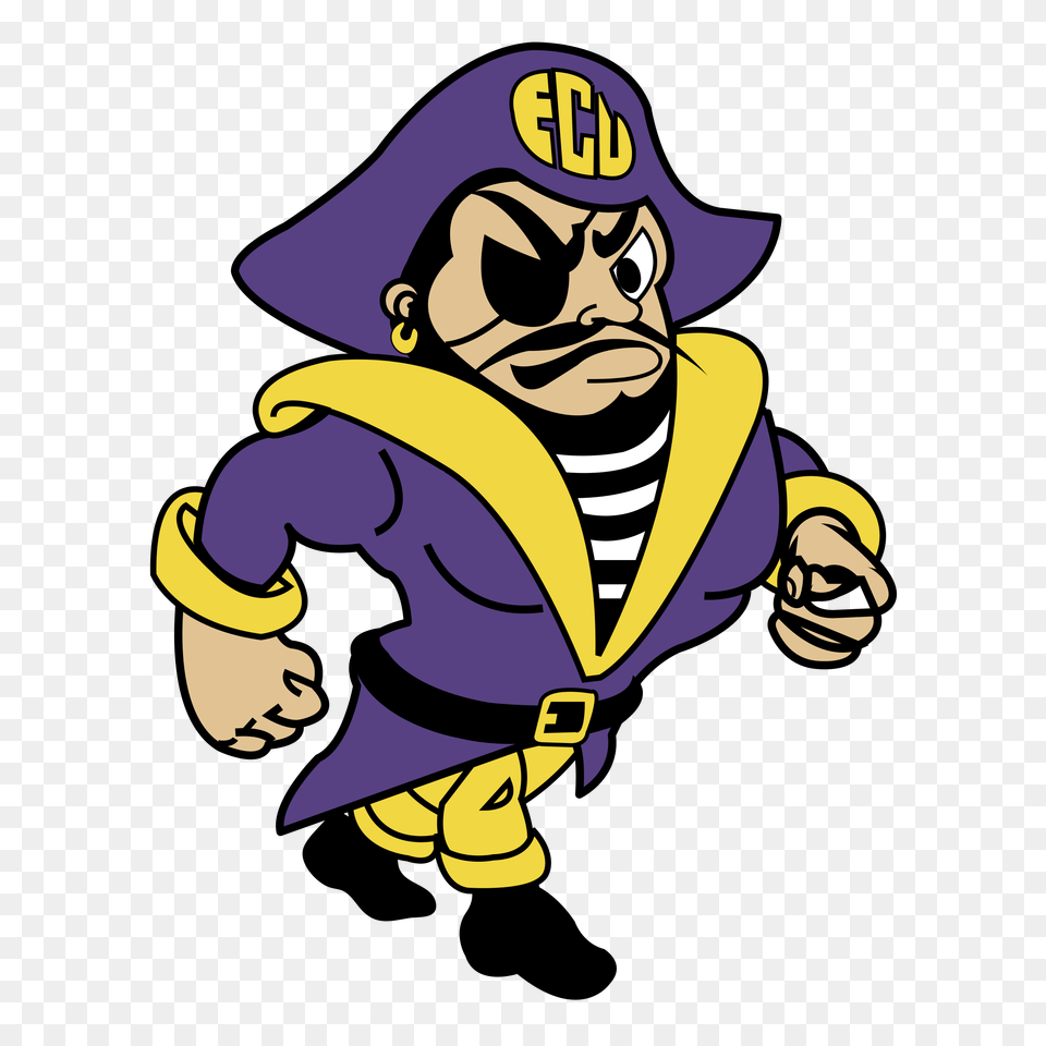 Ecu Pirates Logo Transparent Vector, Baby, Person, Face, Head Free Png