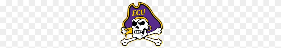 Ecu Pirates Transparent Ecu Pirates, Person, Pirate, Logo, Symbol Free Png Download