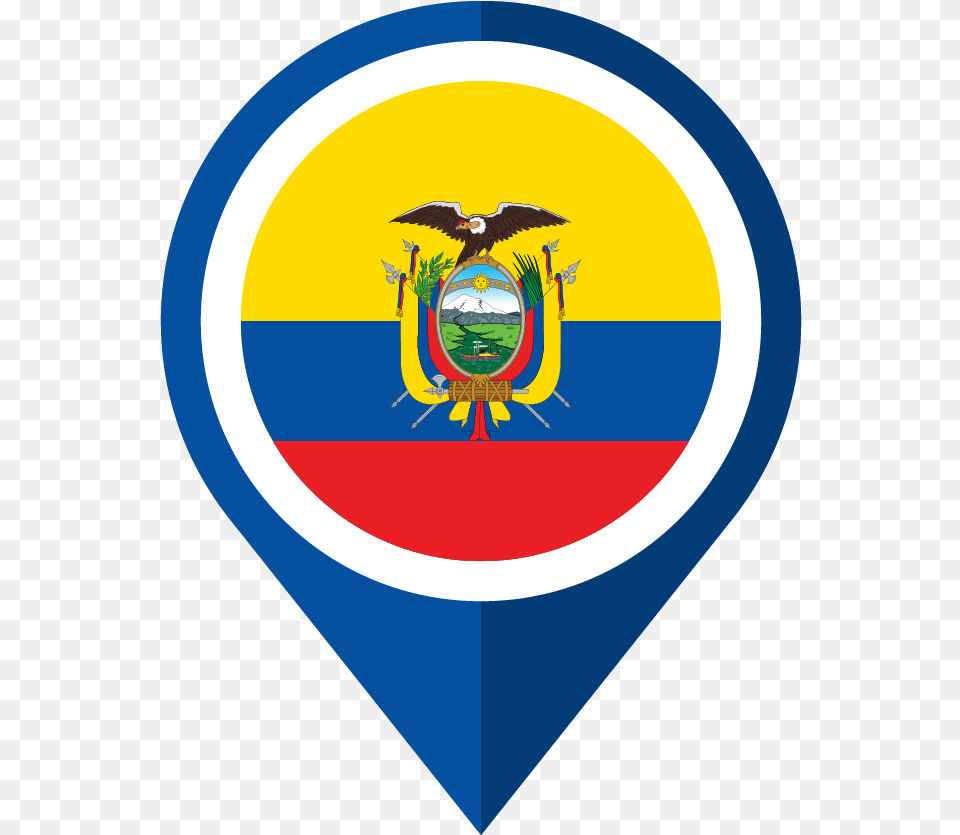 Ecuador Flag Clipart Download Ecuador Flag, Logo, Emblem, Symbol, Animal Free Png