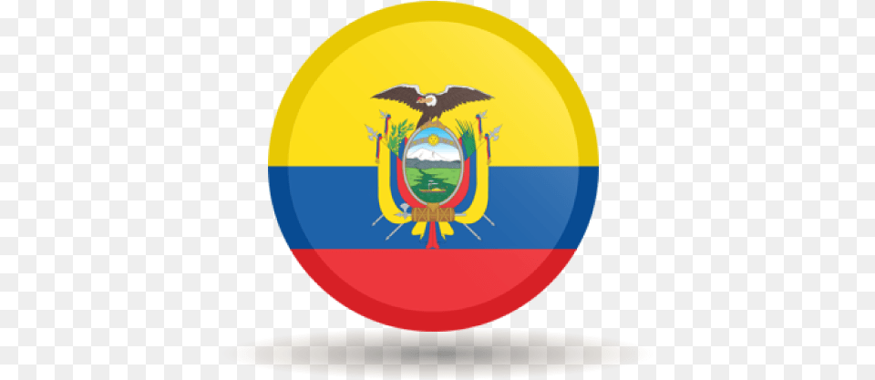 Ecuador Flag Icon, Logo, Disk, Animal, Bird Free Transparent Png