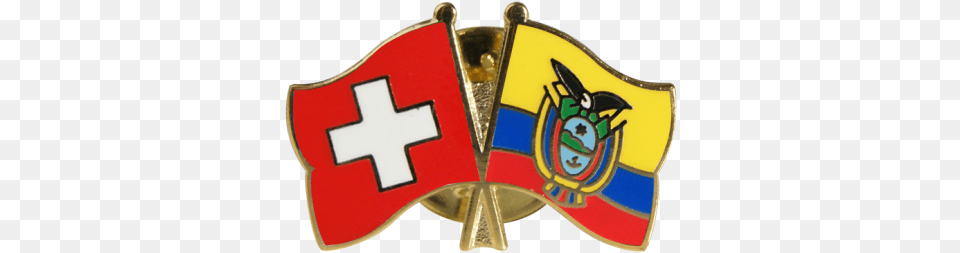 Ecuador Friendship Flag Pin Badge Crest, Logo, Symbol, Accessories Png
