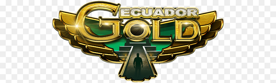Ecuador Gold Emblem, Logo, Symbol, Badge, Person Png Image