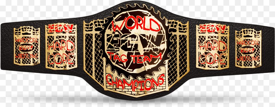 Ecw World Tag Team Wwe Uk Championship Belt, Accessories Png