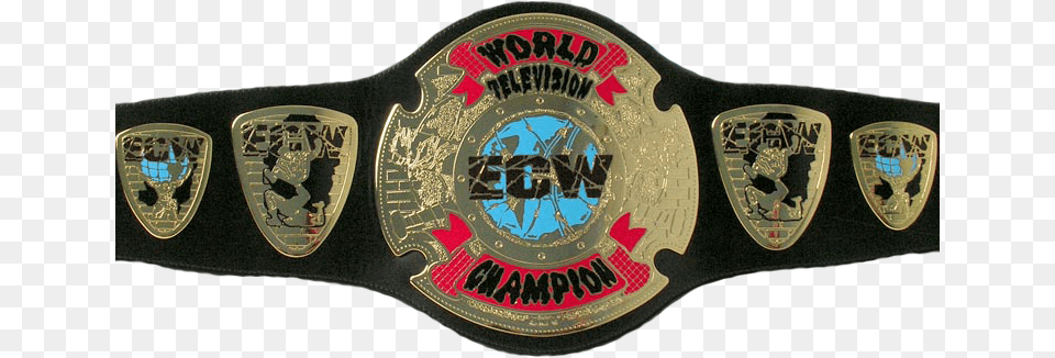 Ecw World Television Championship Ecw Television Championship, Accessories, Logo, Badge, Symbol Free Png Download