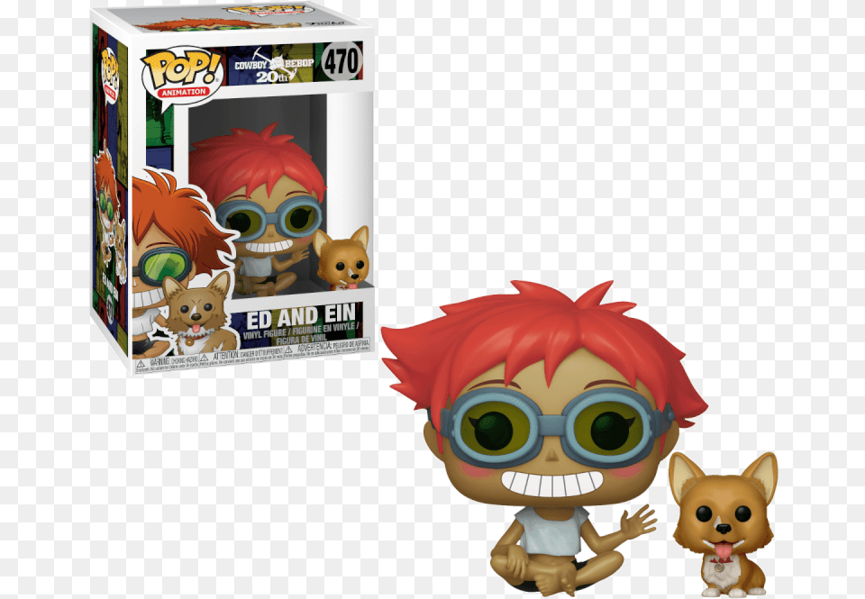 Ed And Ein Funko Pop, Plush, Toy, Face, Head Free Transparent Png