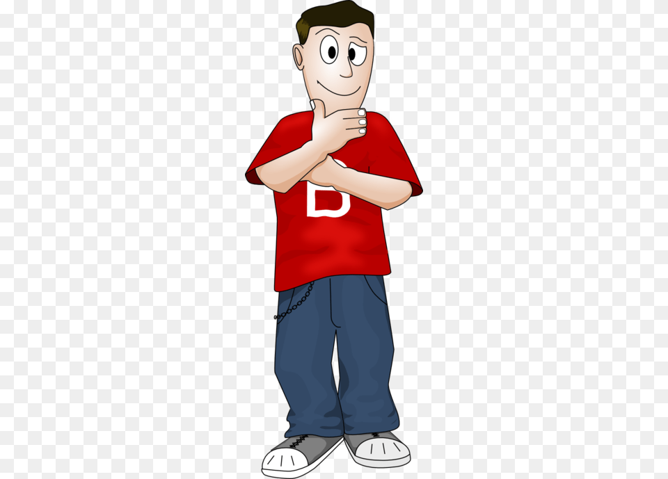 Ed Clipart Group With Items, T-shirt, Clothing, Pants, Boy Png