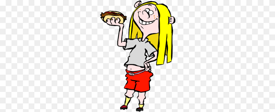 Ed Edd N Eddy Character May Holding Sausage Roll, Book, Clothing, Comics, Publication Free Png