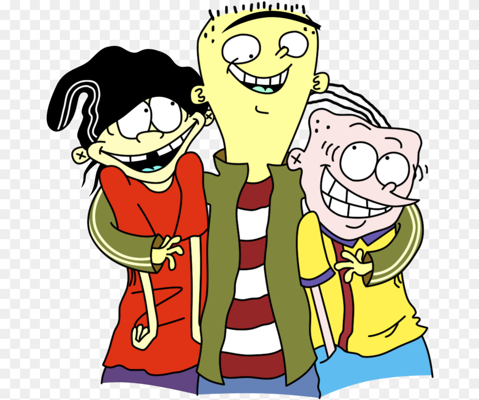 Ed Happy Ed Edd Eddy Cartoons, Book, Comics, Publication, Baby Png Image