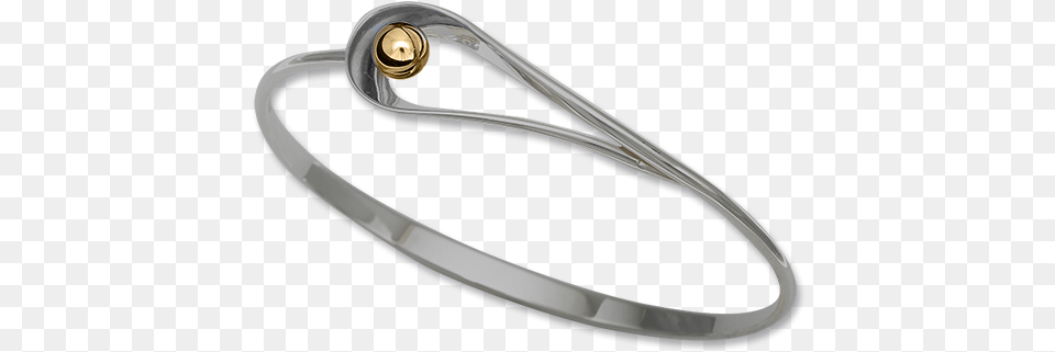 Ed Levin Sterling Silver Rendezvous Bracelet With 14kt Silver, Accessories, Jewelry, Ring, Blade Free Png Download