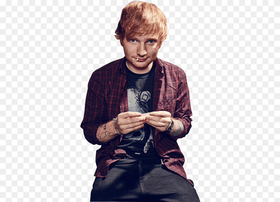 Ed Sheeran Ed And Sheeran Image Ed Sheeran Smoking, Tattoo, Photography, Person, Skin Free Png Download