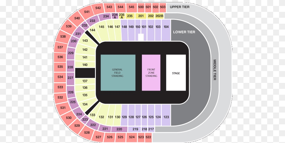 Ed Sheeran Roundhay Park Seating Plan, Electronics, Mobile Phone, Phone, Cad Diagram Free Png