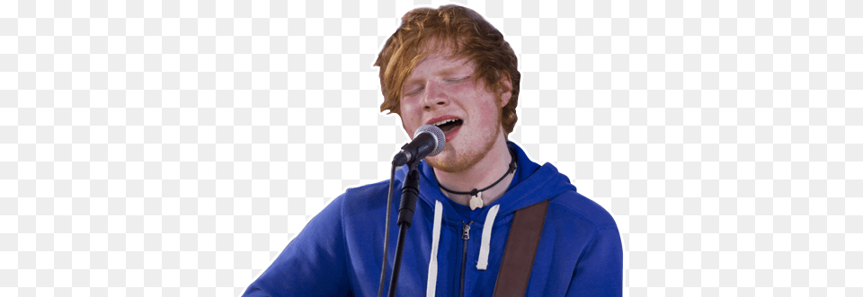 Ed Sheeran Singing, Solo Performance, Person, Performer, Microphone Free Png