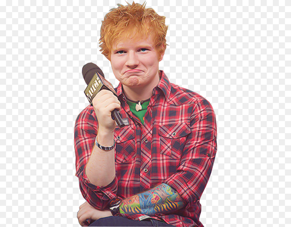 Ed Sheeran Transparent Background, Tattoo, Skin, Electrical Device, Person Free Png