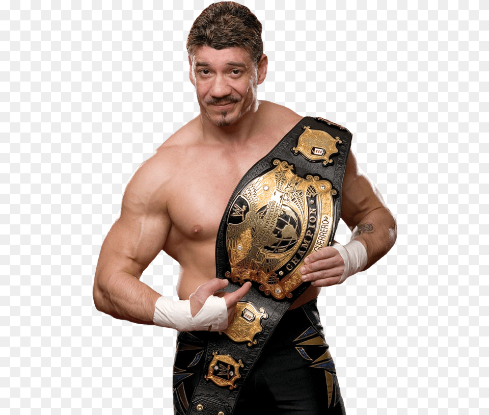 Eddie Guerrero Intercontinental Champion, Accessories, Belt, Man, Male Png Image