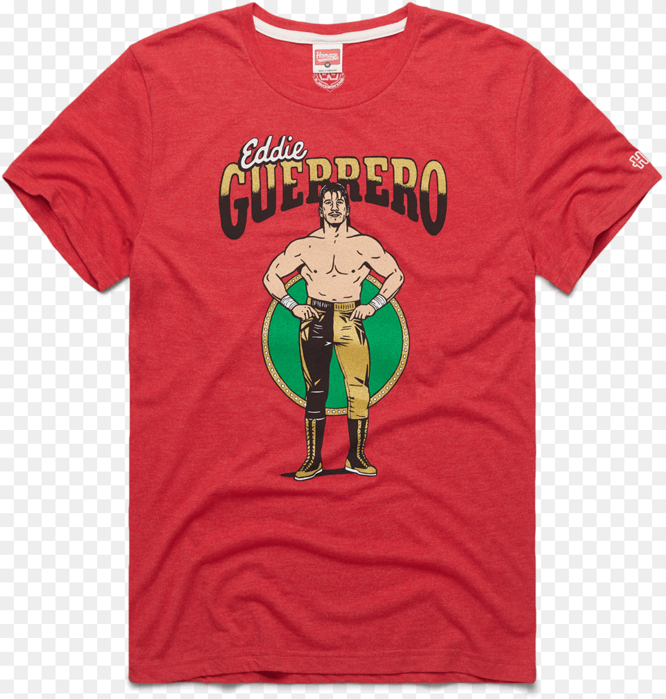 Eddie Guerrero Rose Bowl Game, Clothing, Shirt, T-shirt, Adult Free Png