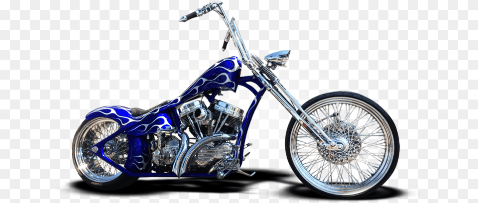 Eddie Trotta39s Thunder Cycle Designs Chopper Motorcycle, Alloy Wheel, Vehicle, Transportation, Tire Free Png Download