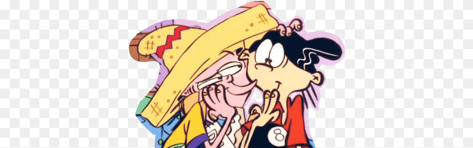 Ededdneddy Eene Cartoon Cartoons Oldschool Sticker Mexi Cartoon, Clothing, Hat, Book, Comics Free Transparent Png