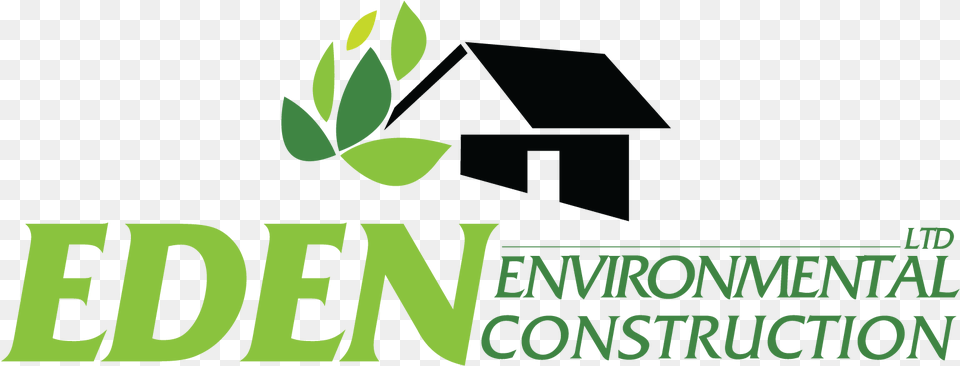 Eden Environmental Construction Logo Logo, Green, Leaf, Plant, Herbal Free Png